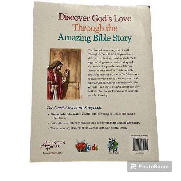 The Great Adventure Storybook. A Walk Through the Catholic Bible. Preloved - Picture 2 of 2